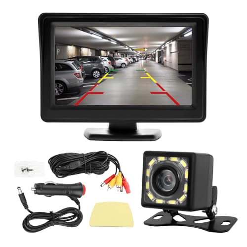 12 LED Back up Camera for Cars with 4.6 * 3.5