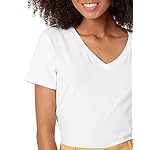 Amazon Essentials Women's Classic-Fit Short-Sleeve V-Neck T-Shirt, Multipacks - Image 4