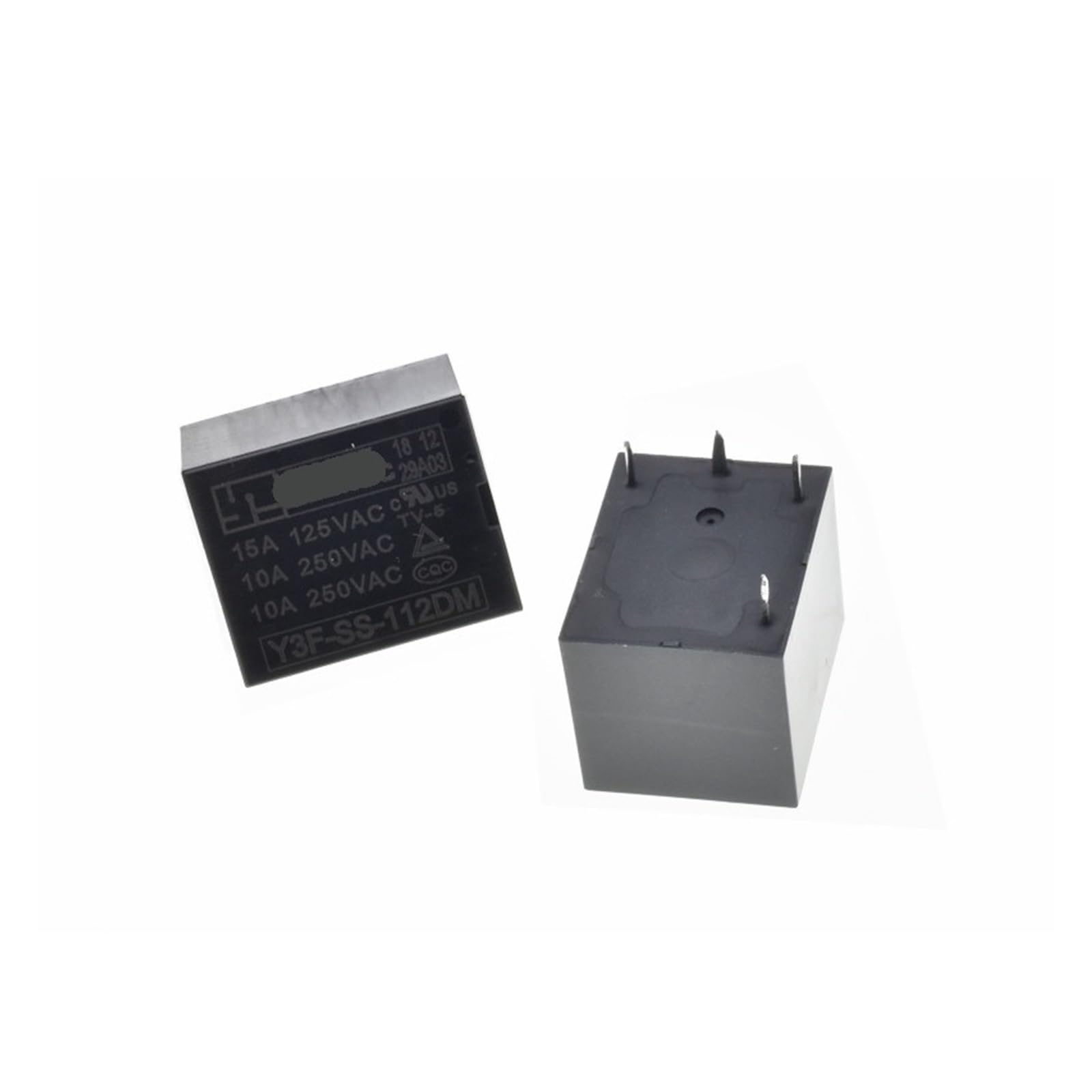 Relé Y3F-SS-112D con conmutación estable de 10A para placas PCB 5