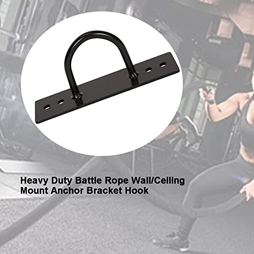 Yaoeruqi Battle Rope Anchor Wall Ceiling Mount Anchor Bracket Hook For Suspension Straps,Gymnastic Rings,Yoga Swings Hammocks,Battle Ropes,Fits Weight Strength Training Systems Boxing Equipment #TOP5