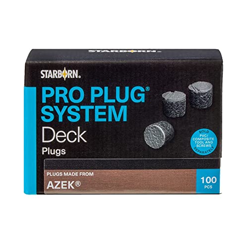 Image of Starborn Pro Plugs for Azek Castle Gate Decking - 100 Count