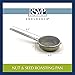 RSVP International Kitchen Roasting Collection Dishwasher Safe, Nut/Seed Toasting Pan, Stainless Steel