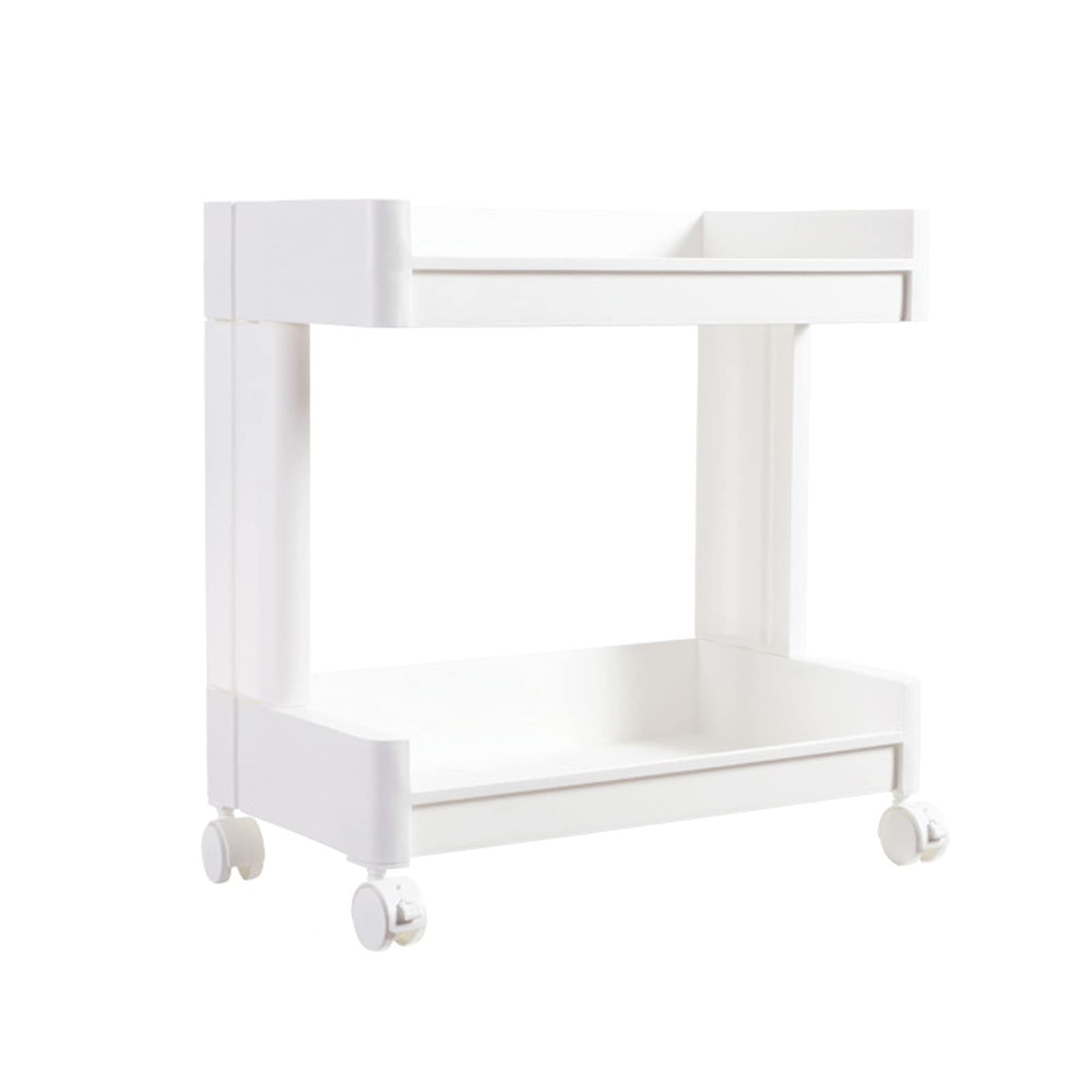 Organizador rodante de 4 niveles ideal para frutas y verduras en cocinas modernas