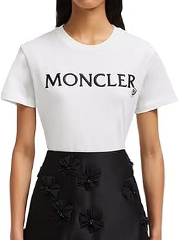 Amazon | [モンクレール] Tシャツ 半袖 クルーネック ホワイト