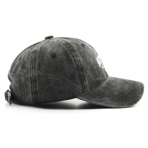 Image of New York Hat Washed Baseball Cap Unisex Sun Hat Adjustable Trucker Cap