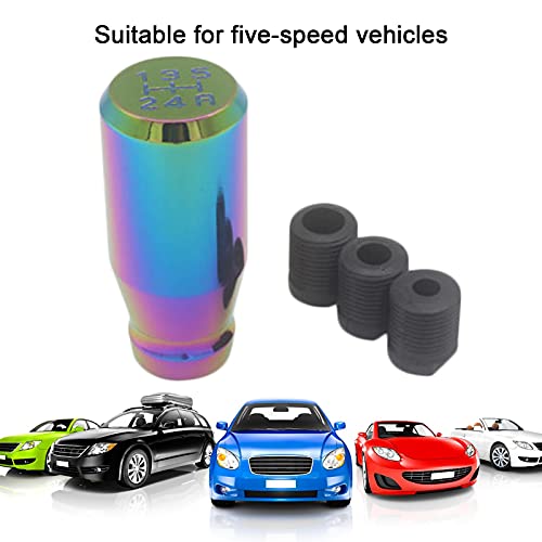 Botão de mudança de engrenagem manual do laser Rainbow Color, cabeça de mudança de engrenagem de lig