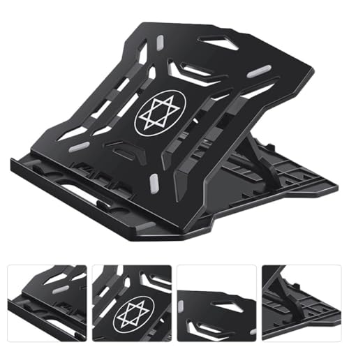 Base ergonómica plegable para laptop ajustable negra miniatura 5