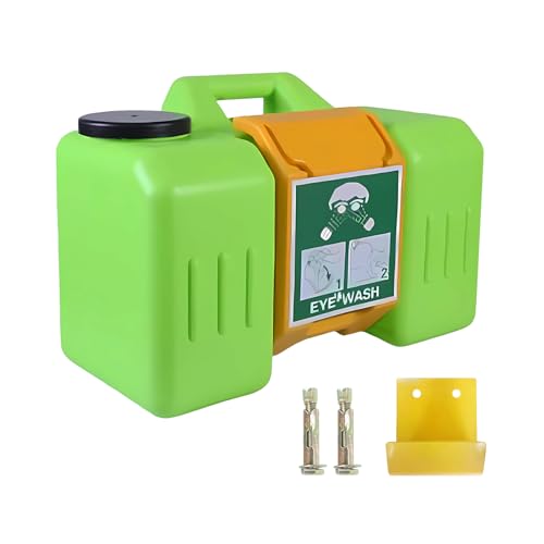 Image of 9Gallon Portable Eyewash Station Units - OSHA Approved Emergency Eye Wash Stations Wall Mounted,First Aid,Lasting for 15 Minutes