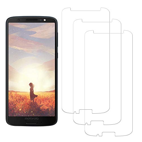 SNUNGPHIR Motorola Moto G6 Plus Protector Pantalla, Cristal Templado para Motorola Moto G6 Plus Anti-arañazos, Anti-Huella Digital, Sin Burbujas, 3 Unidades
