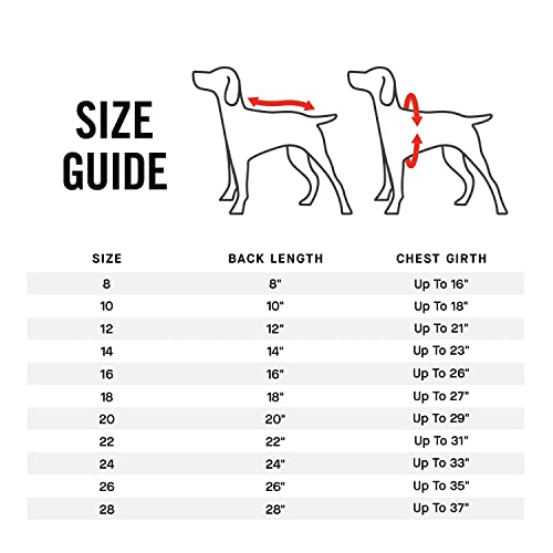 Canada Pooch Torrential Tracker Dog Rain Jacket - Easy On, Adjustable Full Body Coverage, Waterproof, Functional Pockets, Reflective Trim Rain Coat For Dogs, Great For Dogs #TOP4