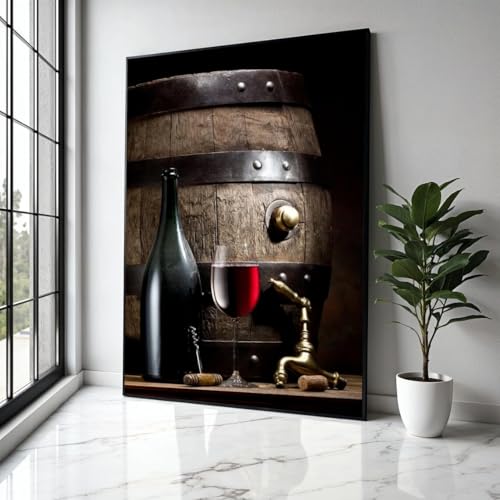 Art vintage tonneau de vin : cadeau idéal pour amateurs de crûs