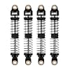 INJORA 59MM Threaded Shock Absorber Oil Damper for 1/18 RC Crawler Redcat Ascent18 Upgrade(Black Silver)