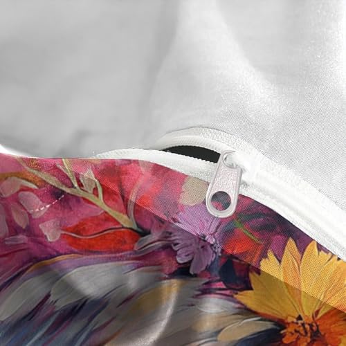 Housse de couette loup 3D microfibre inaltérable de qualité supérieure - 8