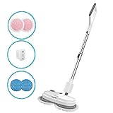 Cordless Electric Mop, iNeibo Rechargeable Electric Spin Mop with 300ml Water Tank, Hardwood Floor...