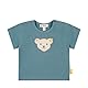 Steiff Unisex Baby T-Shirts Kurzarm, Classic, Bluestone, 56