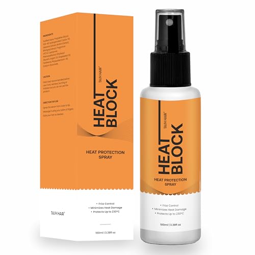 Tash Hair Heat Protectant Spray for Hair- 100 ML | No Sulphates & Paraben | With...