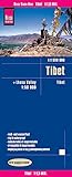 mapa tibet asia  Tíbet y el valle de Lhasa 1:1.500.000 mapa de carreteras impermeable. Reise Know-How.: world mapping project