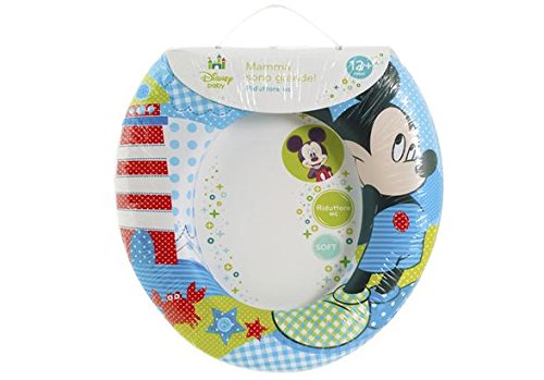Lulabi Disney Mickey Riduttore WC Morbido, Azzurro...