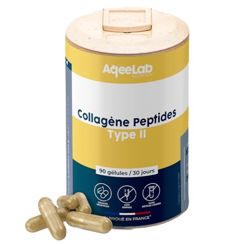 Peptides de collagène Peptan® type 2 – Colartix® • Articulations & Cartilages • Collagène hydrolysé IIm • 90 gélules végétales • 30 jours • Testé en laboratoire • Made in FR • Ecoresponsable • Aqeelab
