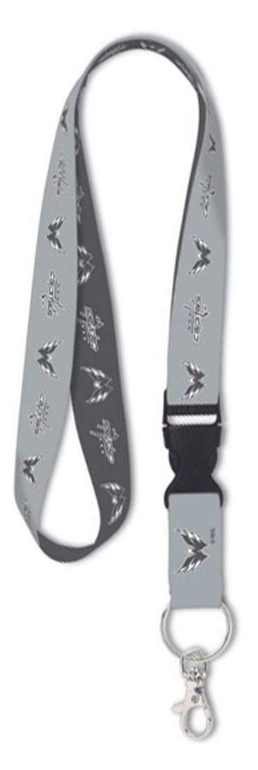 NHL Washington Capitals Premium Lanyard Key Chain, Charcoal Edition
