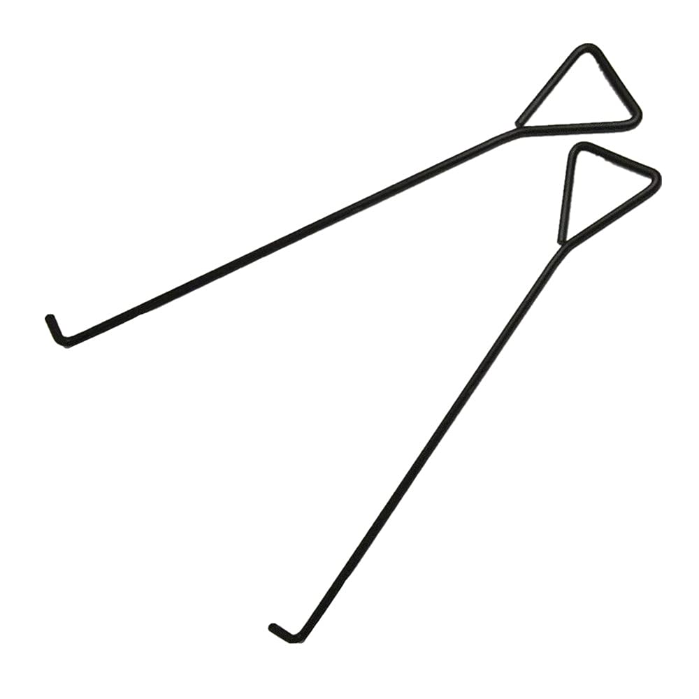 Schachtdeckelhaken,Kanaldeckelheber Haken Für Kanaldeckel,Kanaldeckelheber mit Spitze aus verzinktem Stahl,Langlebig und beugt Verletzungen vor (600MM)