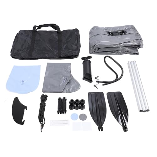 Kayak gonflable ensemble canoë portable avec pompe de pêche