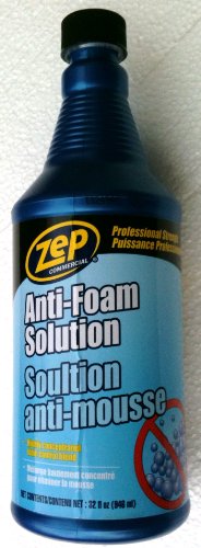 ZEP Professional Strength ANTI-FOAM Carpet & Upholstery Extraction Steam Cleaning Machine Cleaner HIGHLY CONCENTRATED Solution 32 oz.