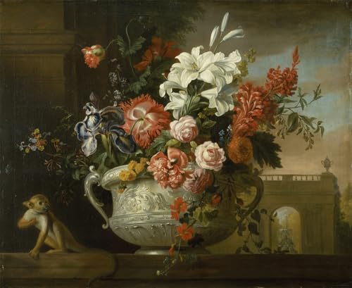 Peintures Nature Morte Fleurs Jakob Bogdani : Affiche Artistique Premium pour une Décoration Noble