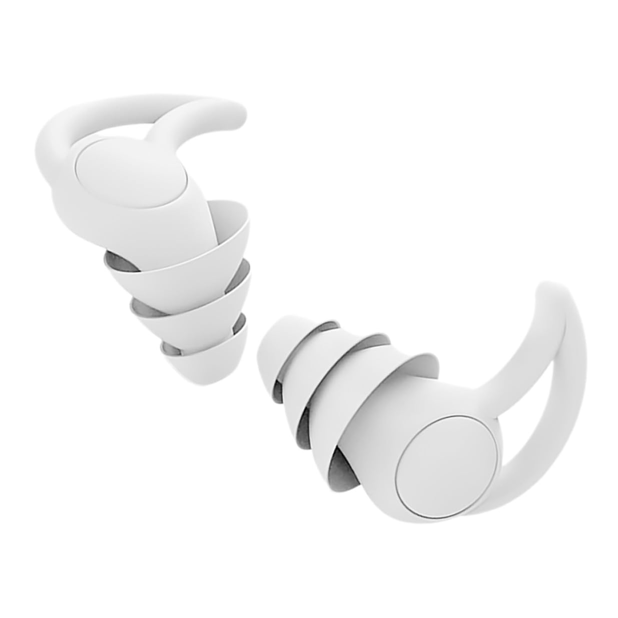 2pcs Noise Cancelling Silicone and Work Noise Blocking for Musicians and Motorcycle Use Reusable Soft Earbuds for Focus