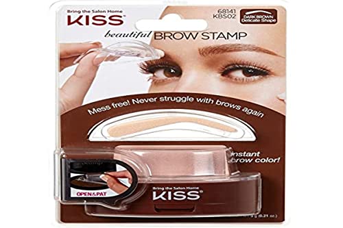 Kiss Brow Stamp Kit Dark Brown