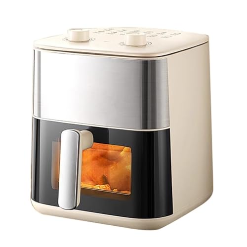Easnuroz 6.2L Household Air Fryer Visible Smart Touchscreen Horno Multifunción Horno Multifunción De Doble Pomo Y Gran Capacidad