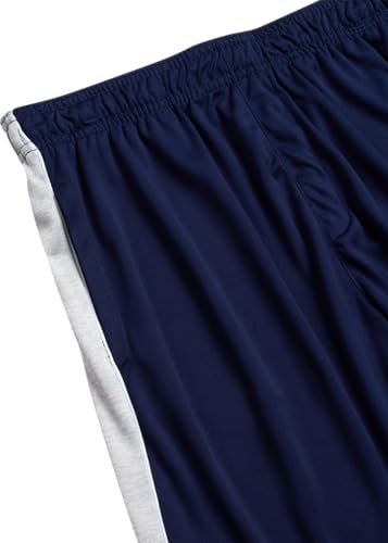RBX Boys' Athletic Shorts - 2 Pack Breathable Poly Fleece Performance Shorts with Pockets - Active Shorts for Boys3