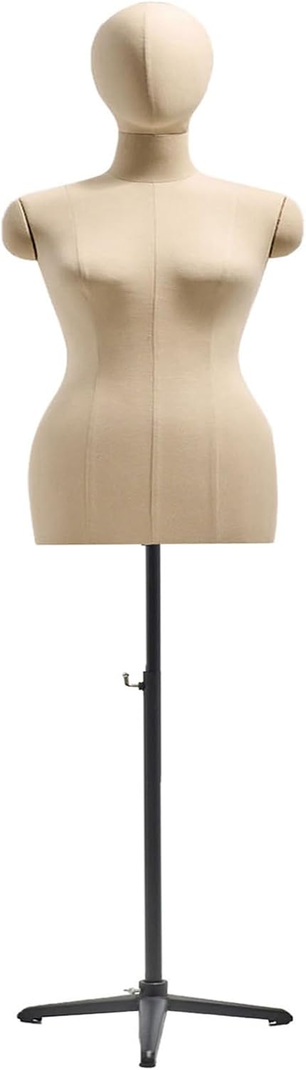 Mannequins Adjustable Dress Forms Female Dress Form Sewing Mannequin Adjustable Body Form Dress Form Tripod Base-C Chest Size 88