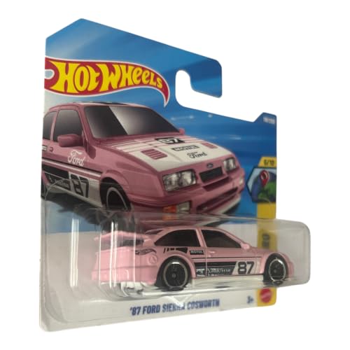 Hot Wheels Ford Sierra Cosworth 1:64 Rosa Modelo 2026 miniatura 3