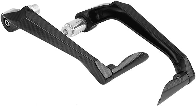 ELTRON TURBO Universal 7/8in 22mm CNC Aluminum Handlebar Brake Clutch Lever Hand Guard Protector for Motorcycle, Motorbike, Grey, Coated - Image 6 thumbnail
