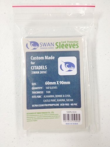 Amazon.com: Swan Card Sleeves (60x90mm) - 160 Pack, Thin Sleeves
