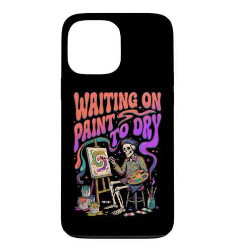 �X�P���g���A�[�e�B�X�g Waiting On Paint To Dry Painter �X�}�z�P�[�X iPhone 13 Pro Max �p