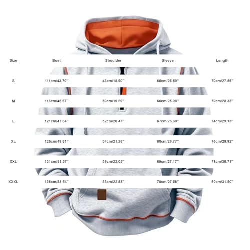 Sudadera con capucha corte holgado para hombre que busca comodidad con bolsillos 5