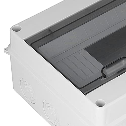 Boîte de jonction électrique robuste avec couvercle transparent de protection