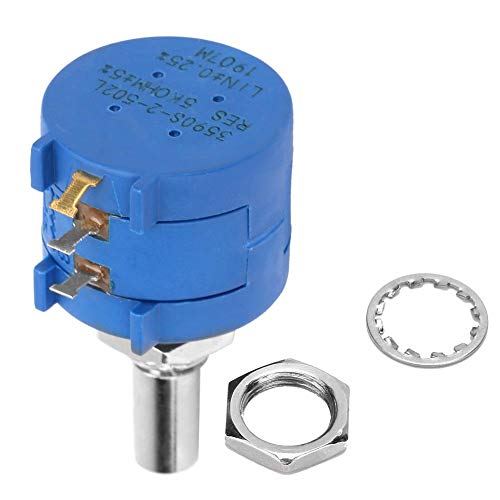 Potenciómetro 5K Ohm Resistencia ajustable Precisión Potenciómetro multivuelta 3590S-2-502L