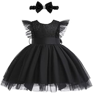Weileenice Girls Kids Tulle Flower Dress Baby Girl Princess Christmas Pageant Birthday Party Dresses