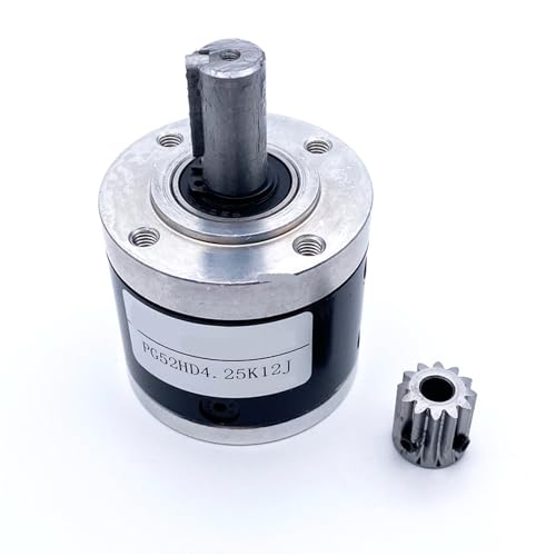 Réducteur planétaire 52mm pour micro-moteur CC et pas à pas avec arbre de 12mm