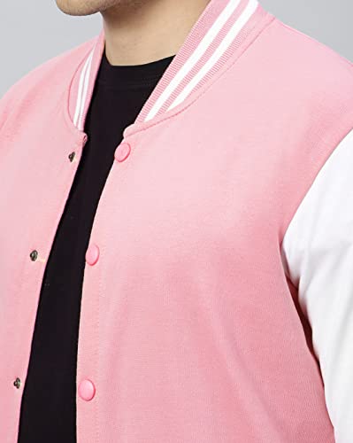 Image of BE SAVAGE Men's Cotton Blend Standard Length Bomber Jacket