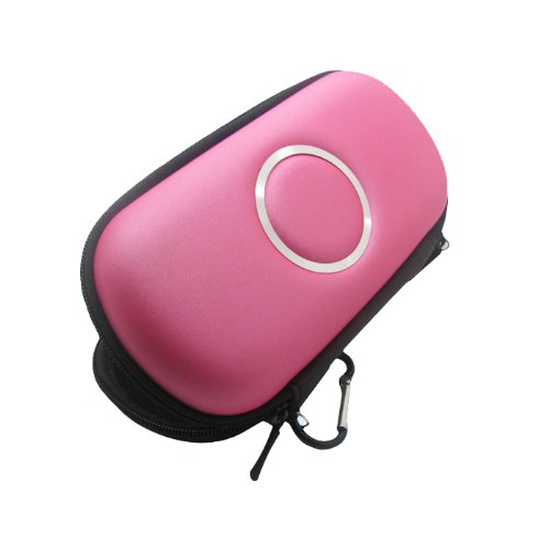 1X Pink Hard Carry Zipper Case Bag Game Pouch Holder For