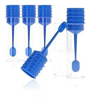 Horn Medical 5x Untersuchungsröhrchen I Stuhl-/Kotröhrchen I Probenröhrchen mit Löffel