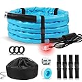 OEBLD Heated Water Hose for Rv (25ft L x 5/8"ID) 4.0 Upgraded Function with Energy Saving Thermostat to Keep Drinking Water Running in down to -45?, Designed for Campers,with Storage Bag, Anti-Freeze