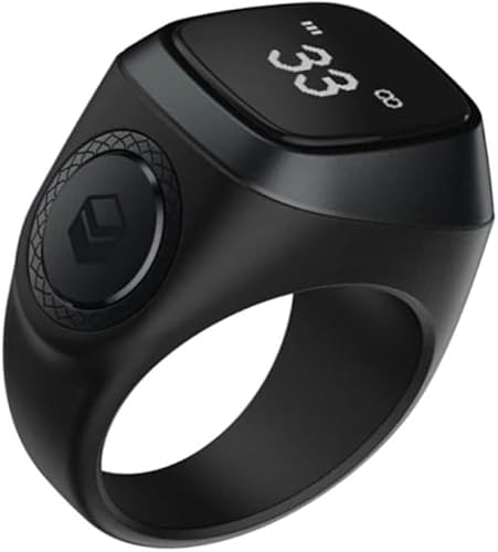 shengyi Smart Tasbih Tally Counter Ring for Muslims Zikr Digital Tasbeeh 5 Prayer Time (18MM) shengyi Smart Tasbih Tally Counter Ring for Muslims Zikr Digital Tasbeeh 5 Prayer Time (18MM)