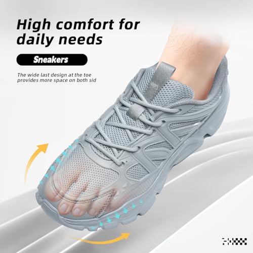 Image of Womens Ladies Walking Shoes Fashion Running Sneakers Casual Comfor Lightweight Breathable Soft Sole Gym Tennis Work