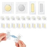 EEEKit 20 Pairs Sew in Magnets, Hidden Magnetic Snap Closure, PVC Invisible Magnetic Fastener for Thin Fabric, Bag Lining, Pocket Flap, DIY Sewing