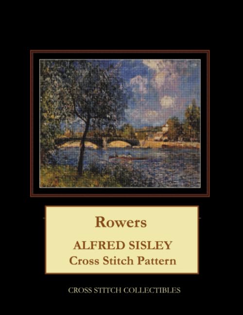 Rowers: Alfred Sisley Cross Stitch Pattern